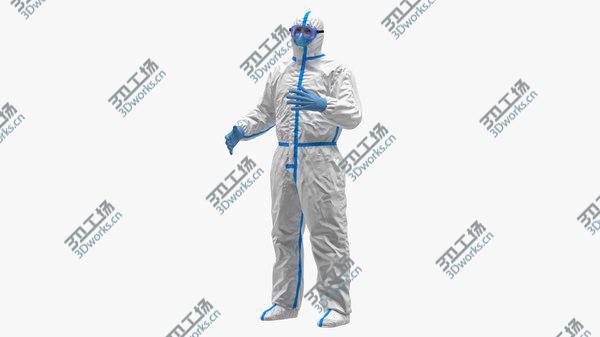 images/goods_img/20210312/Man in Disposable Medical Protective Suit Rigged 3D model/1.jpg